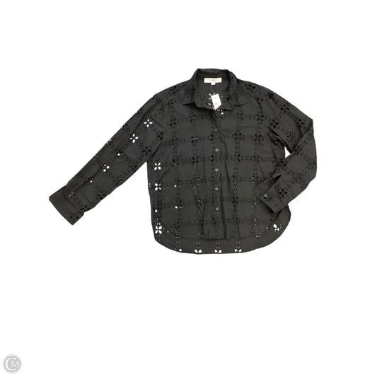 Top Long Sleeve Basic By Loft In Black, Size: Xs