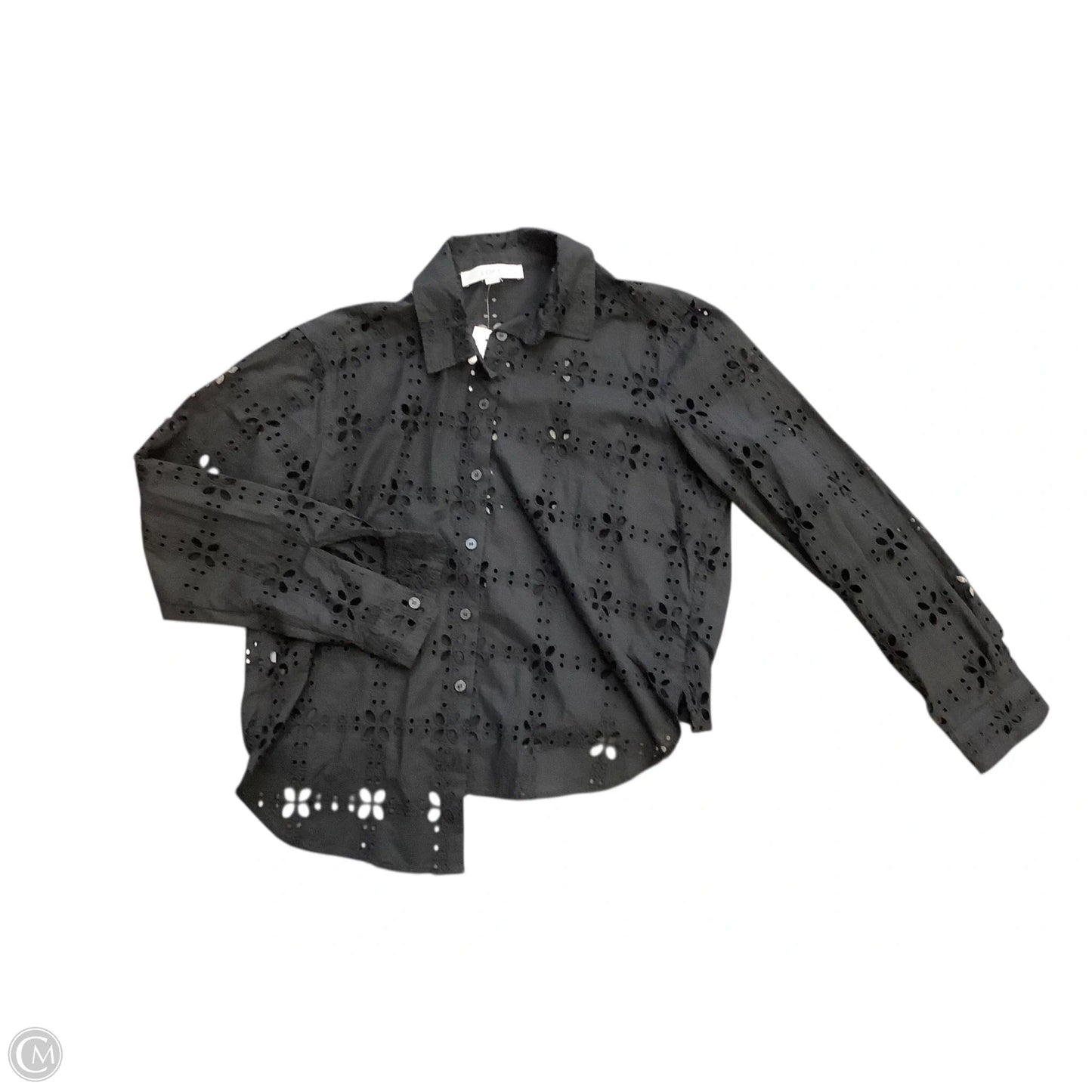 Top Long Sleeve Basic By Loft In Black, Size: Xs