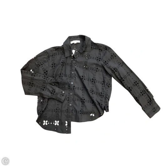 Top Long Sleeve Basic By Loft In Black, Size: Xs