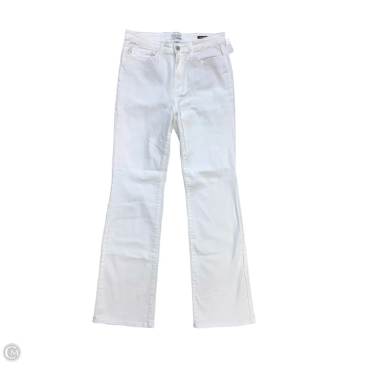 Jeans Flared By Judy Blue In White, Size: 10(9/29)