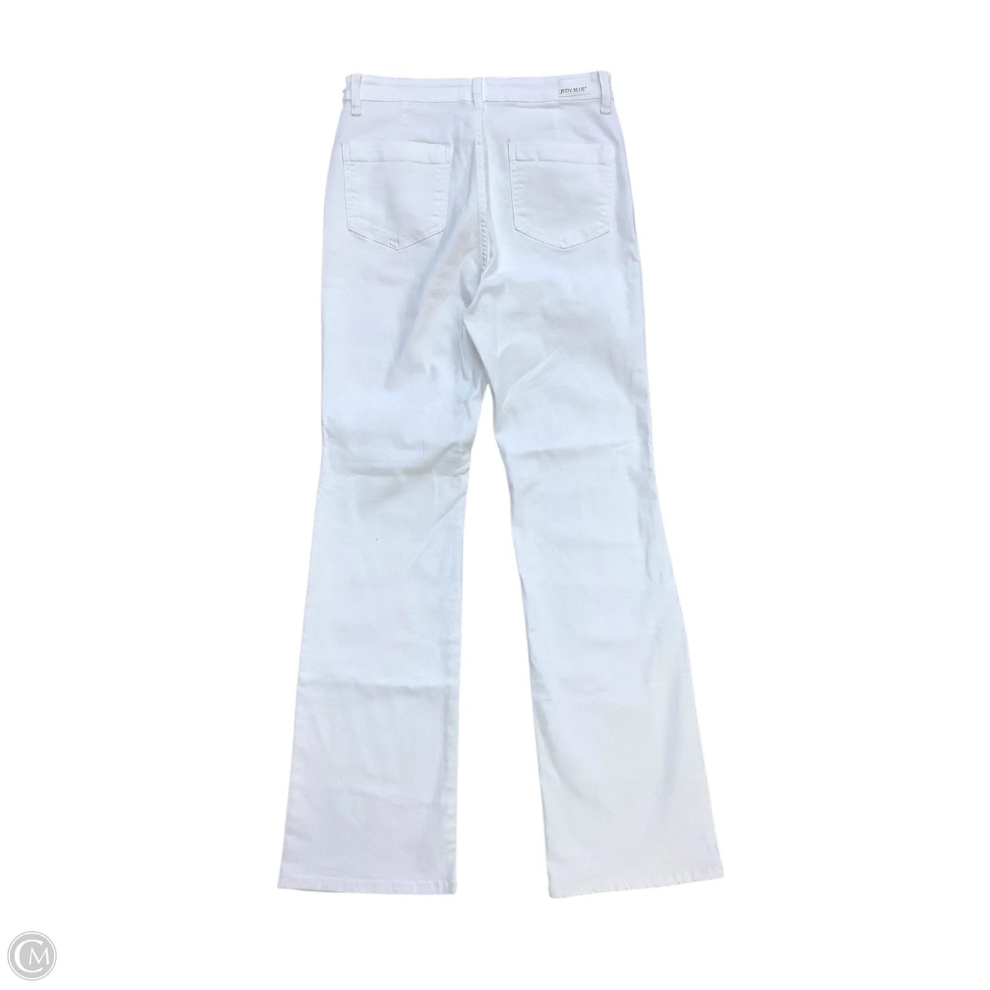 Jeans Flared By Judy Blue In White, Size: 10(9/29)