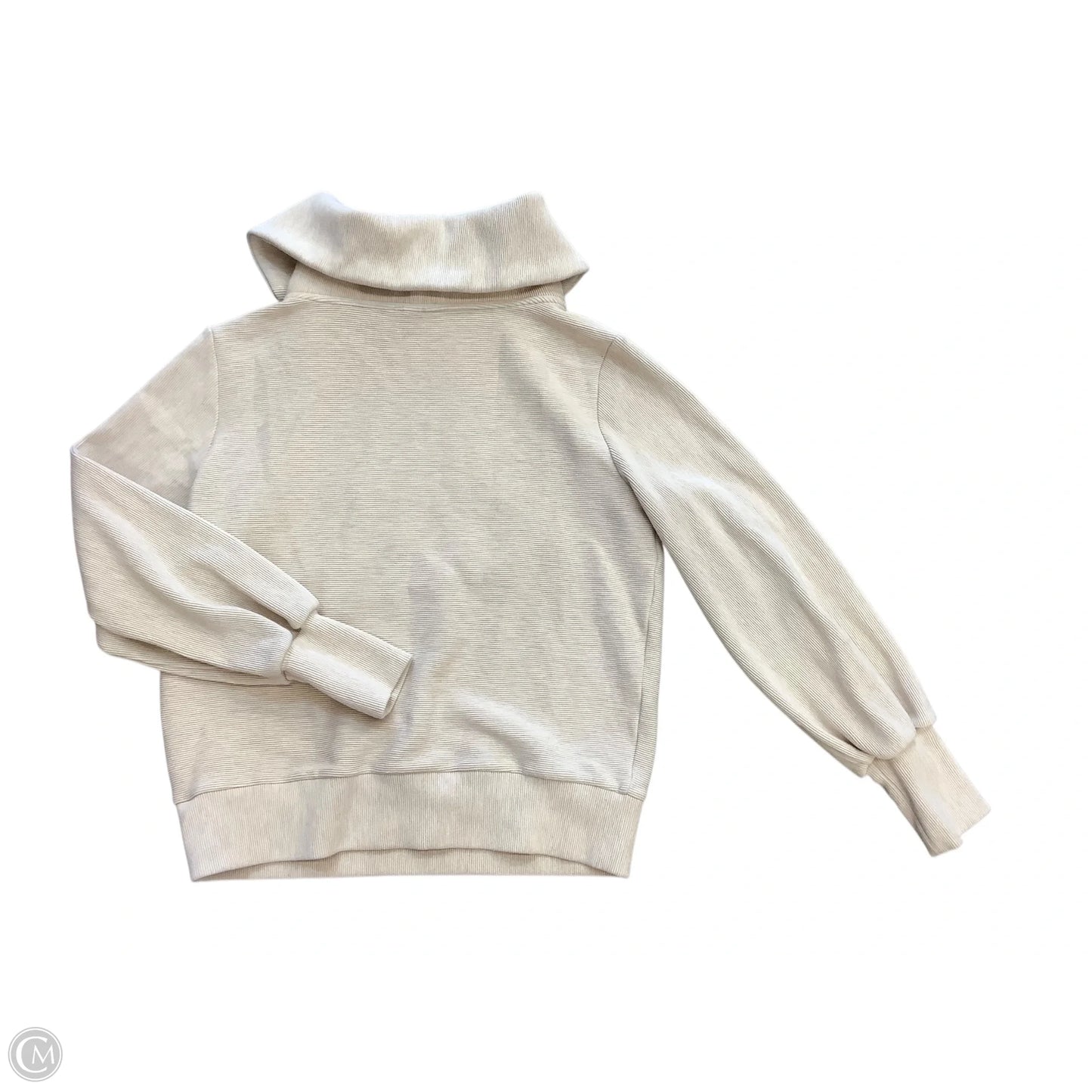 Sweatshirt Collar By Varley In Tan, Size: S