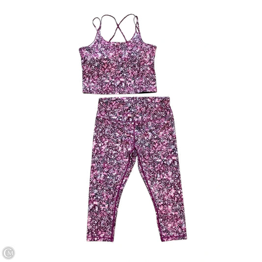 Athletic Pants 2pc By Zella In Purple, Size: Xl