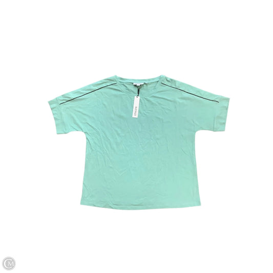 Top Short Sleeve By Chicos In Green, Size: M