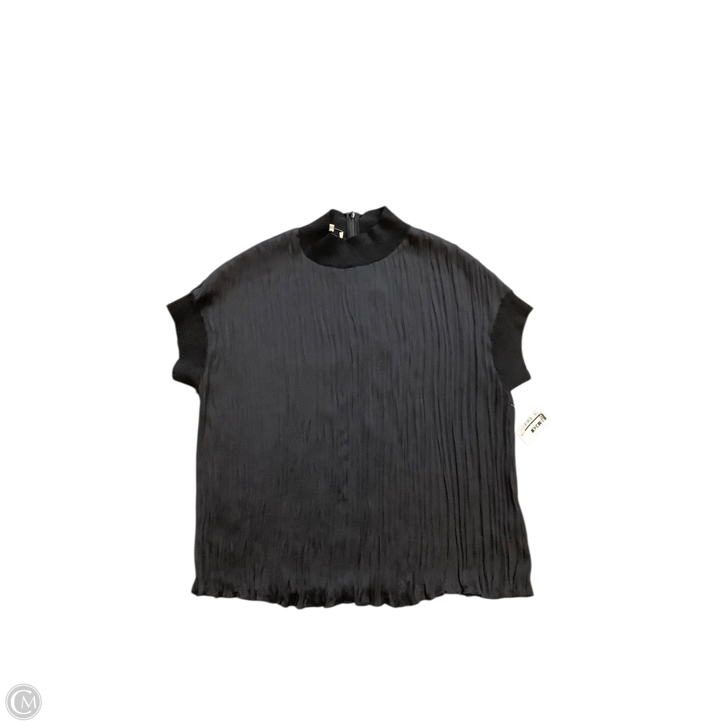 Top Short Sleeve By Vince In Black, Size: L