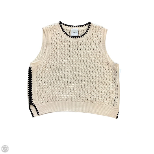 Vest Sweater By Varley In Tan, Size: M