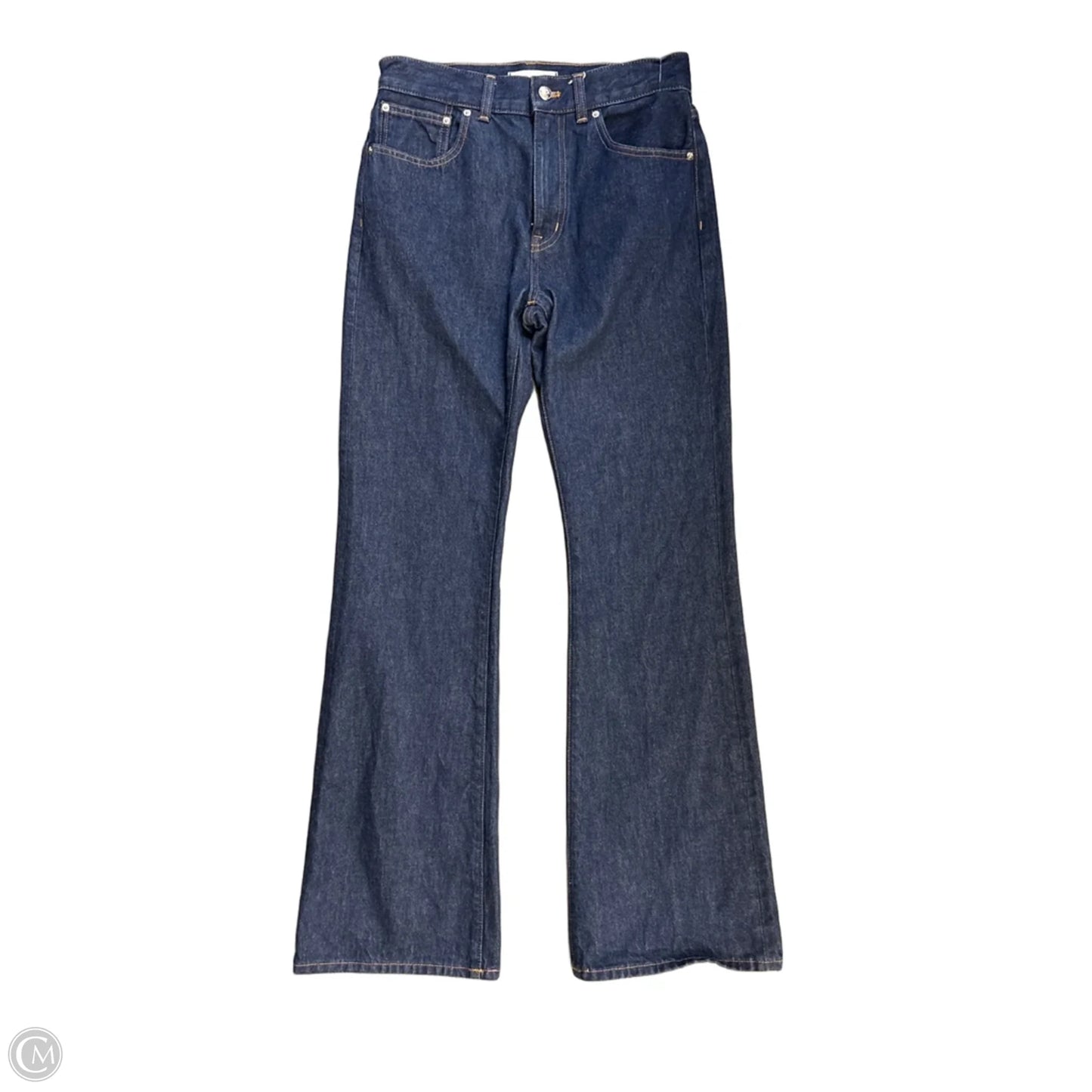 Jeans Straight By Madewell In Blue Denim, Size: 4