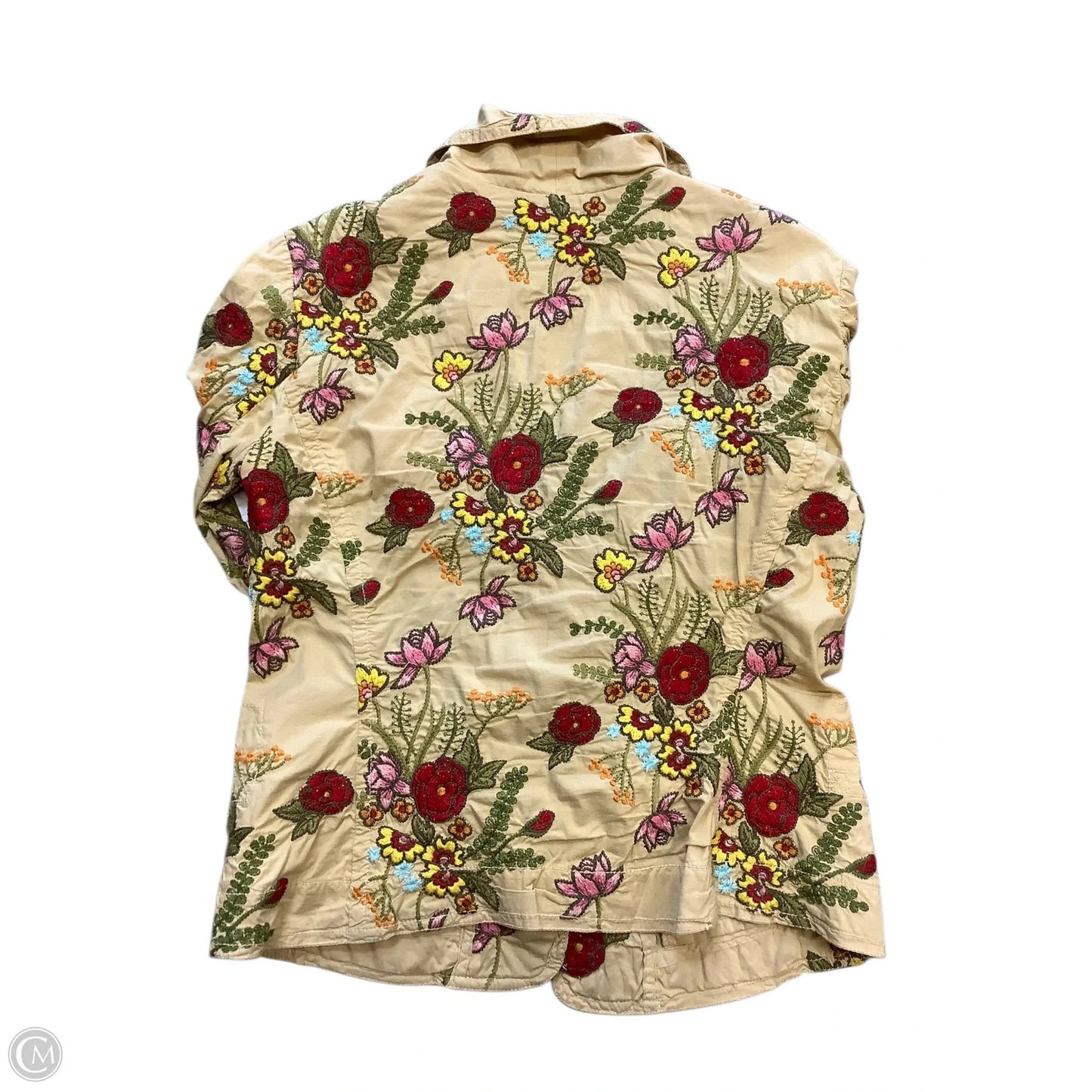 Jacket Other By Johnny Was In Gold, Size: S