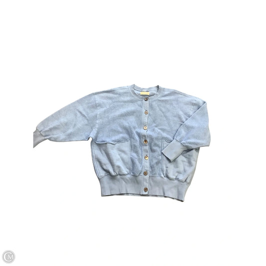 Sweater Cardigan By Free People In Blue, Size: L