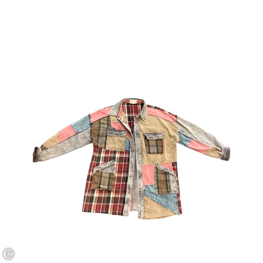 Jacket Shirt By Oli & Hali In Multi-colored, Size: S