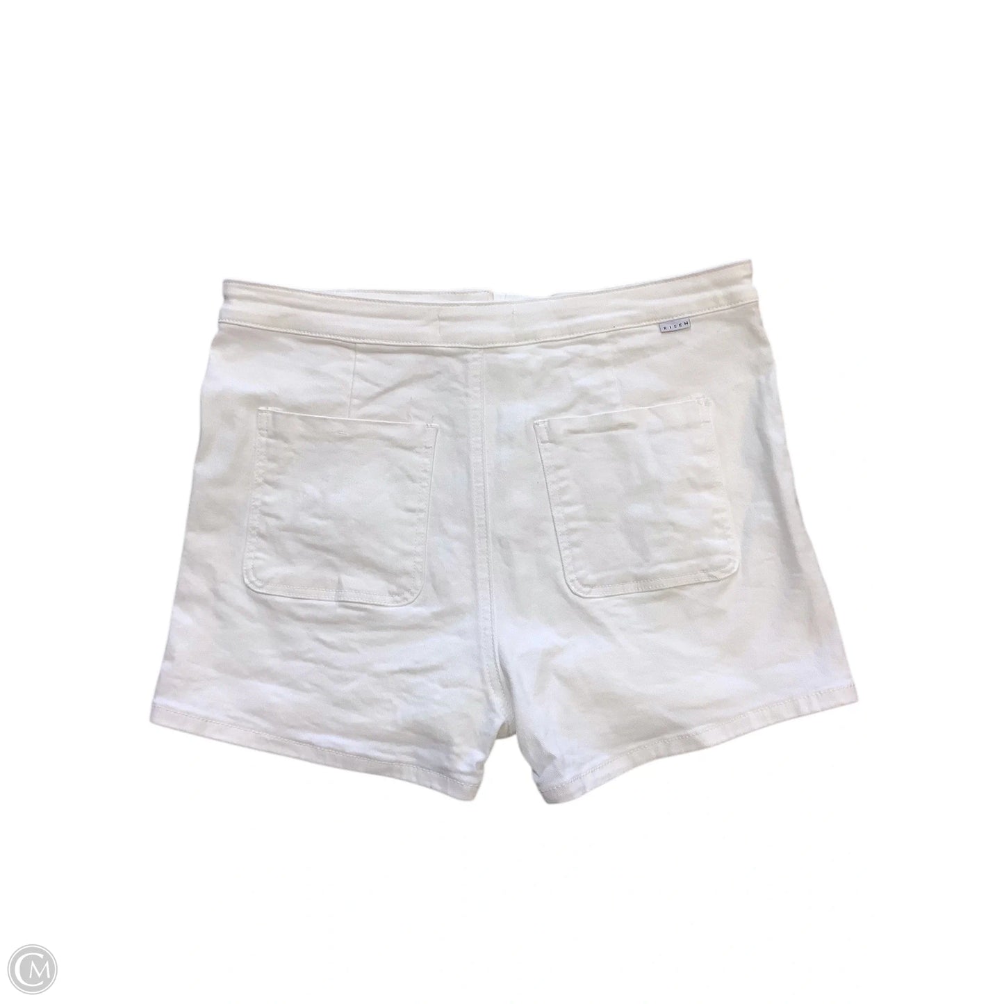 Skort By Risen In White Denim, Size: Xl