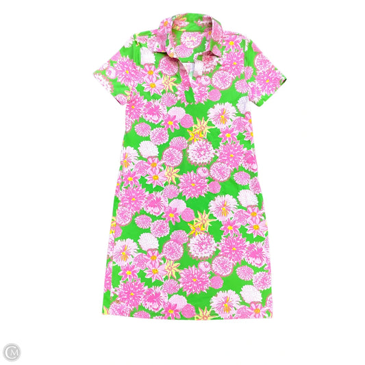 Dress Designer By Lilly Pulitzer In Green & Pink, Size: S