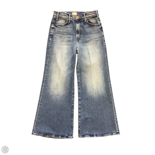 Jeans Wide Leg By Mother In Blue Denim, Size: 6(28)
