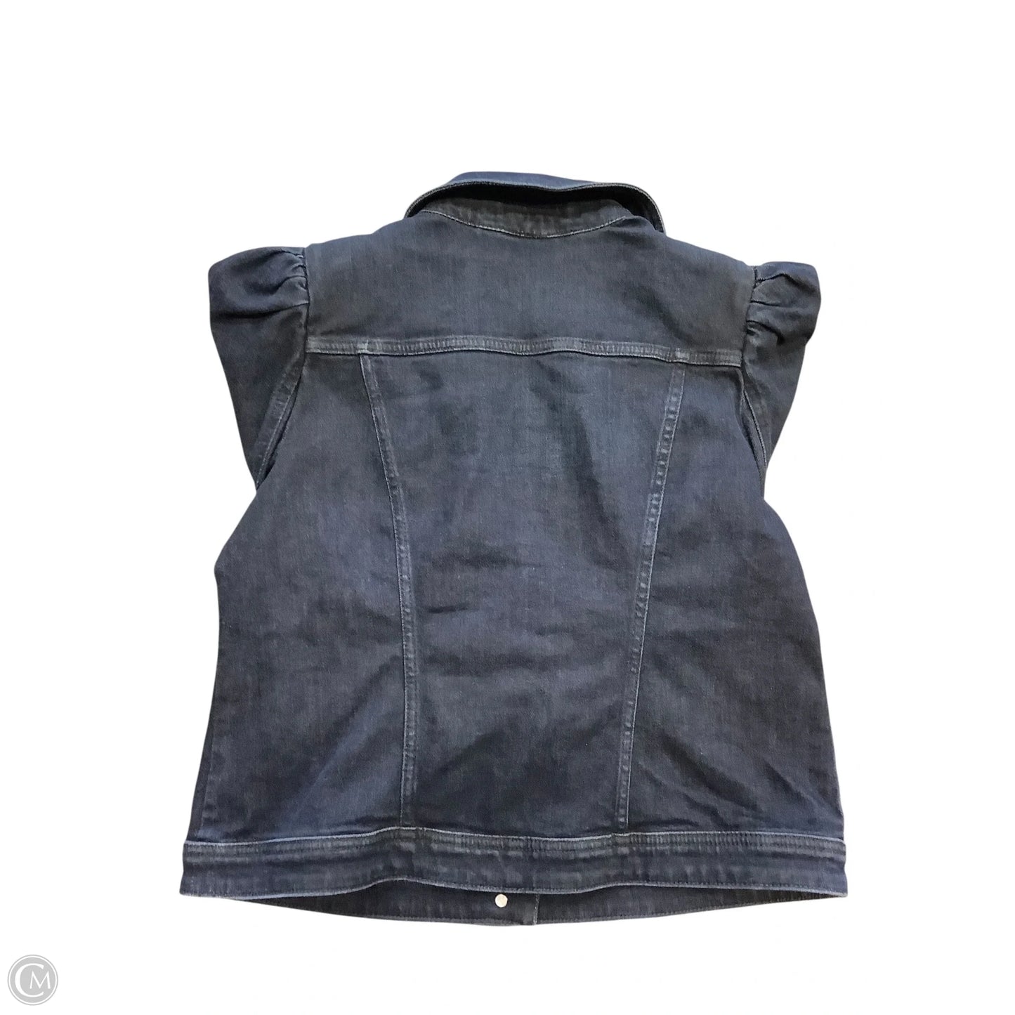 Jacket Denim By Chicos In Blue Denim, Size: M