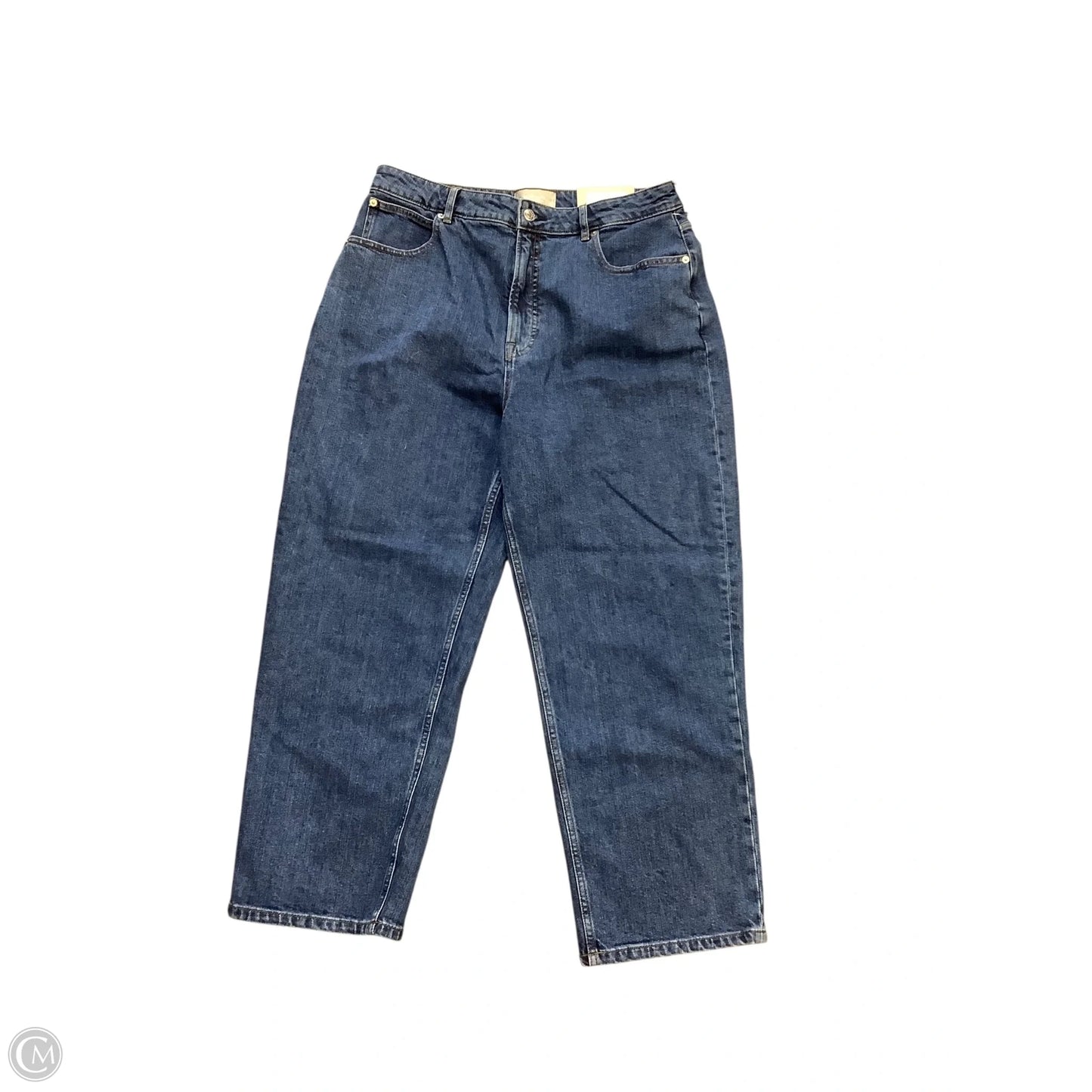 Jeans Straight By Everlane In Blue Denim, Size: 14