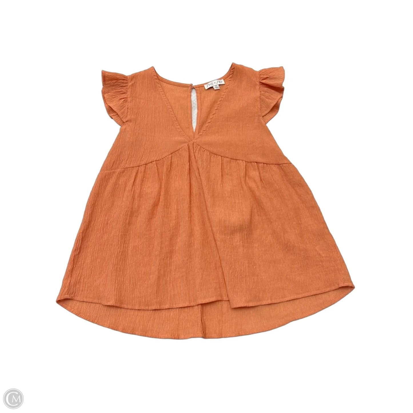 Top Sleeveless By She + Sky In Orange, Size: M
