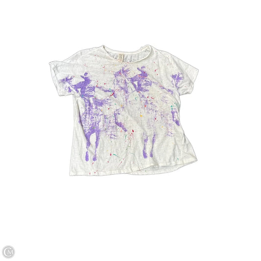 Top Short Sleeve By Cma In White, Size: Osfm