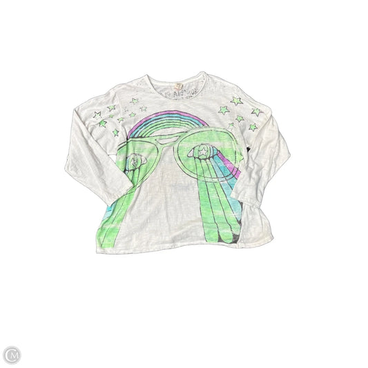 Top Long Sleeve By Cma In White, Size: Osfm