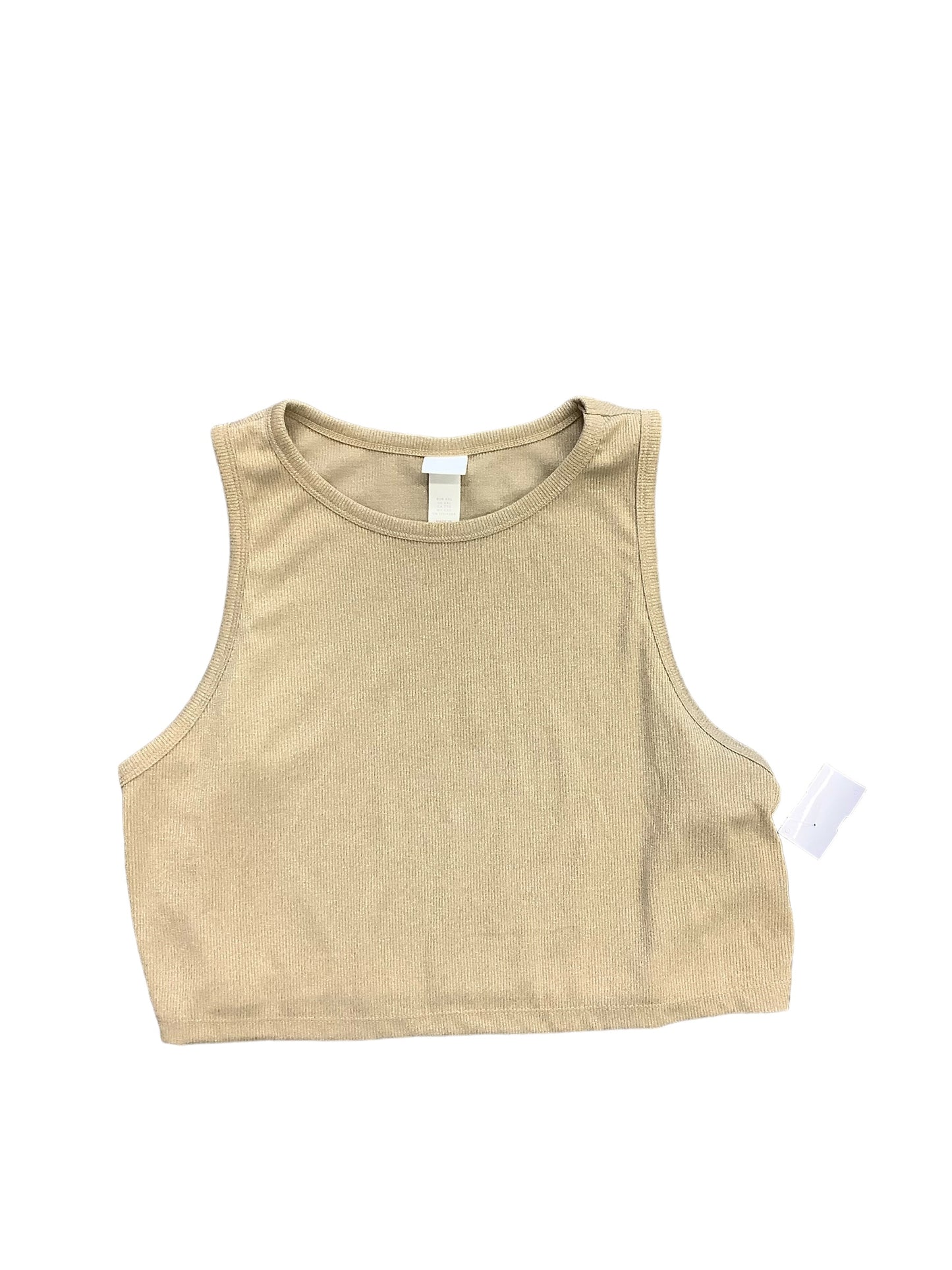 Gold Top Sleeveless Basic H&m, Size Xxl