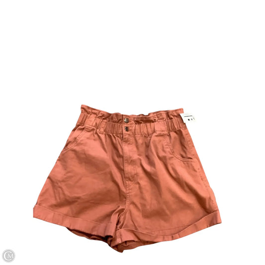 Shorts By Zenana Outfitters In Orange, Size: L