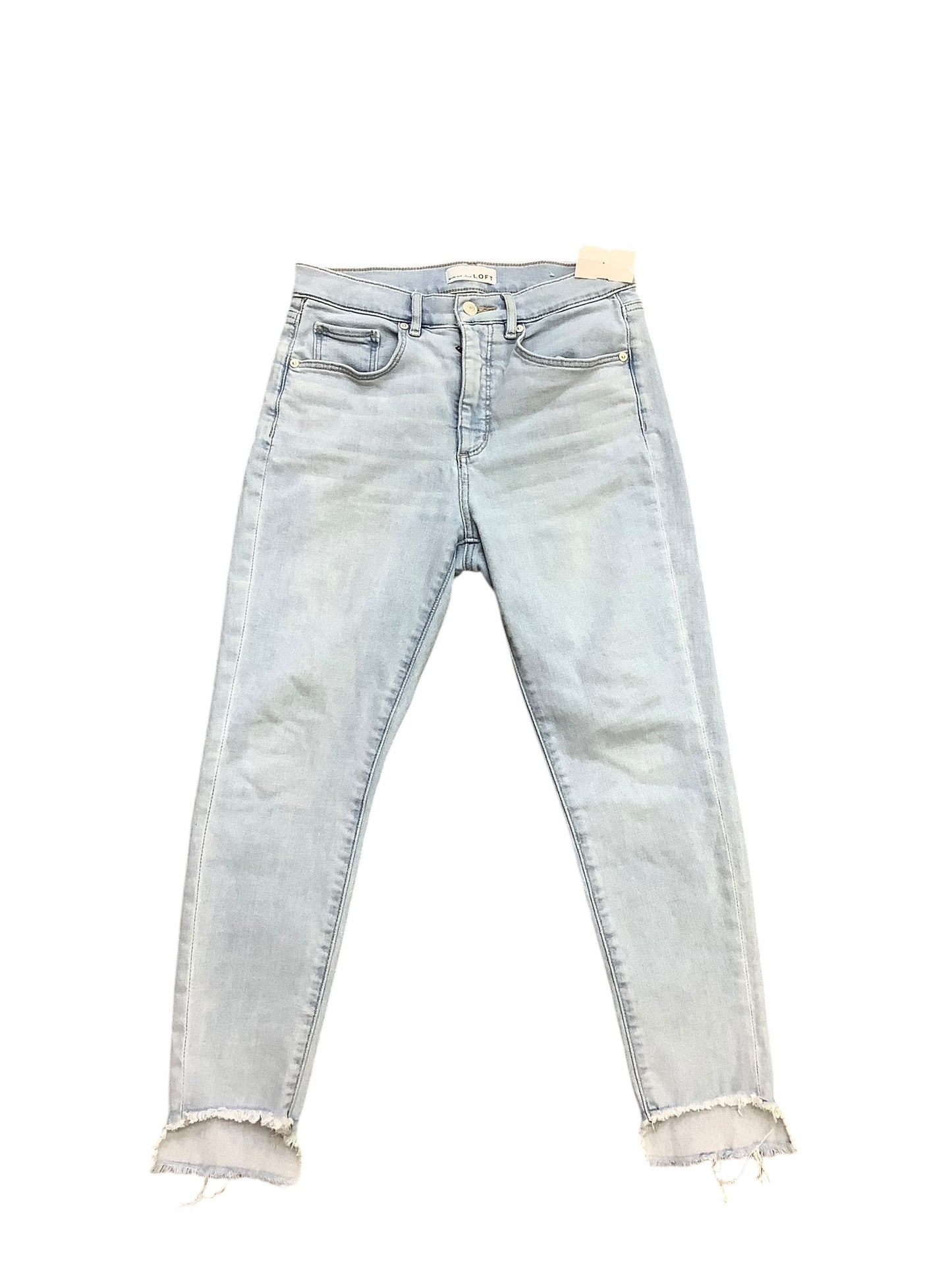 Jeans Straight By Loft In Blue, Size: 6