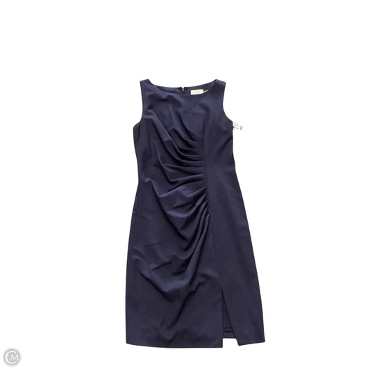 Dress Work By Calvin Klein In Navy, Size: 6