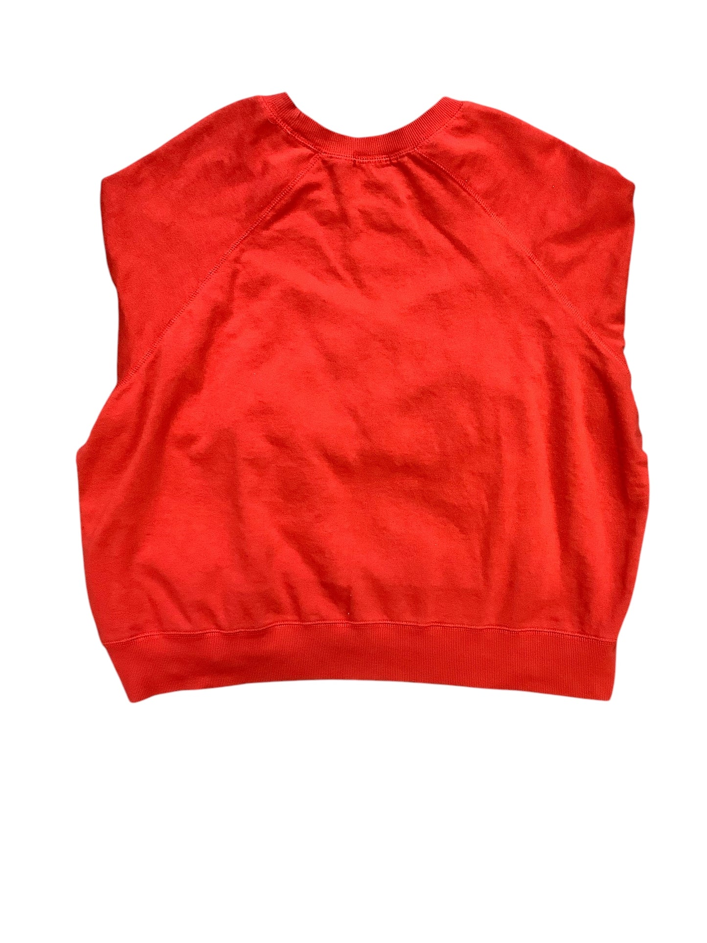 Sweatshirt Crewneck By Original Ty Wear In Red, Size: M