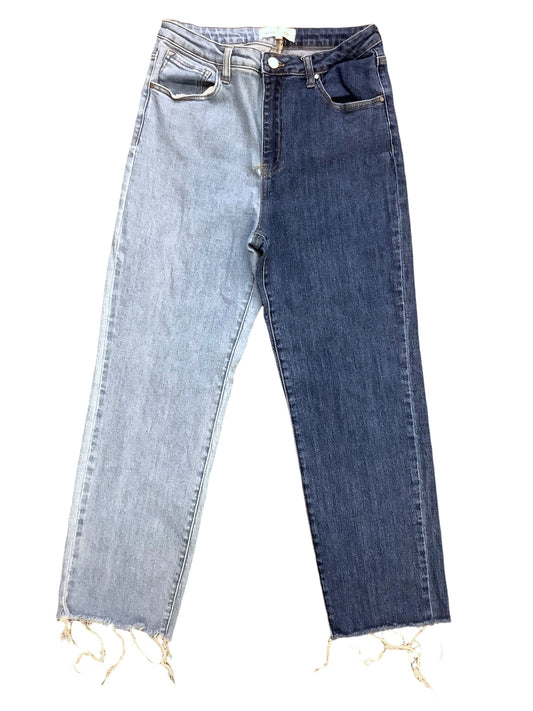 Jeans Straight By Risen In Blue Denim, Size: 12/13