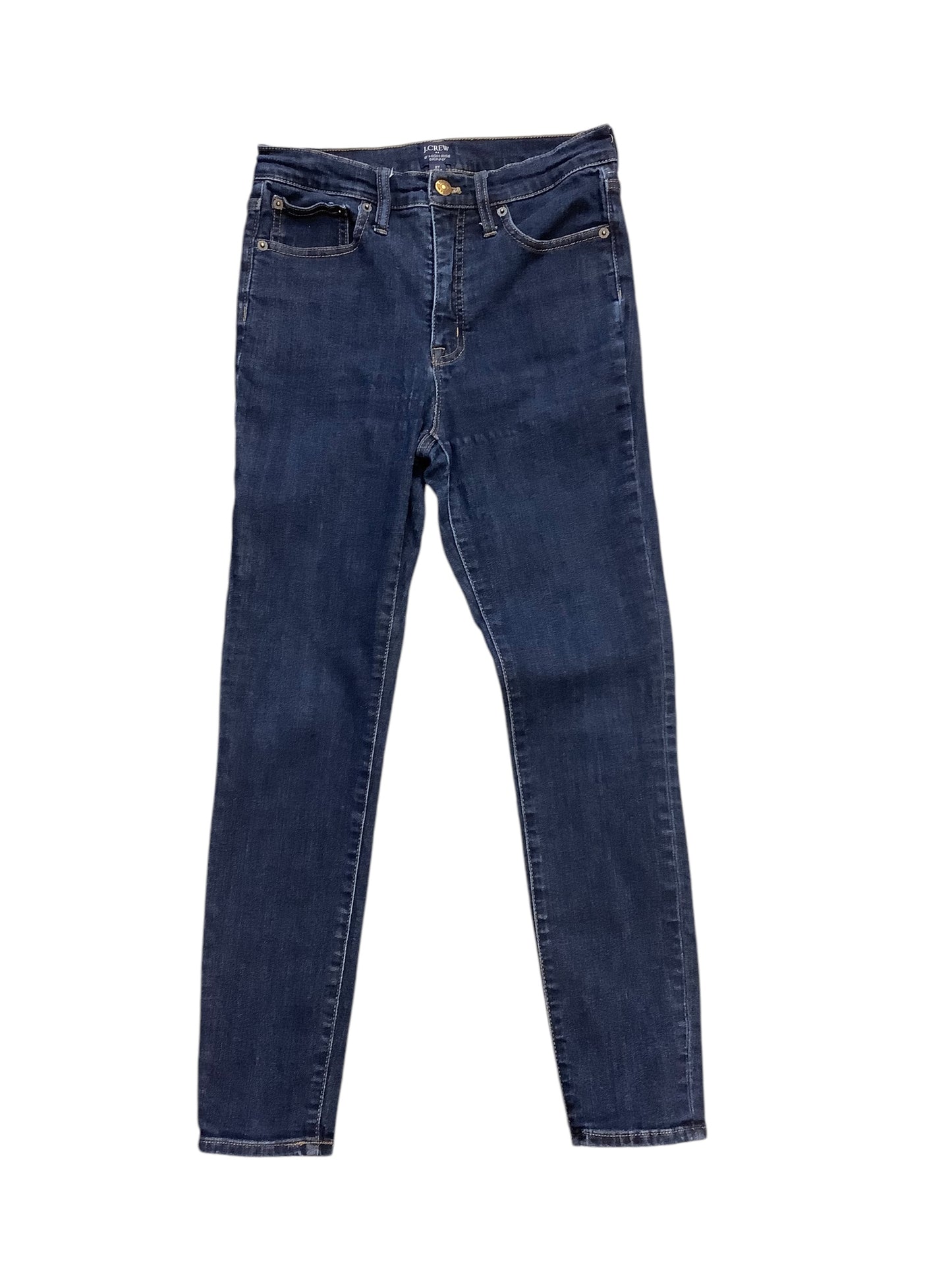 Jeans Skinny By J. Crew In Blue Denim, Size: 4