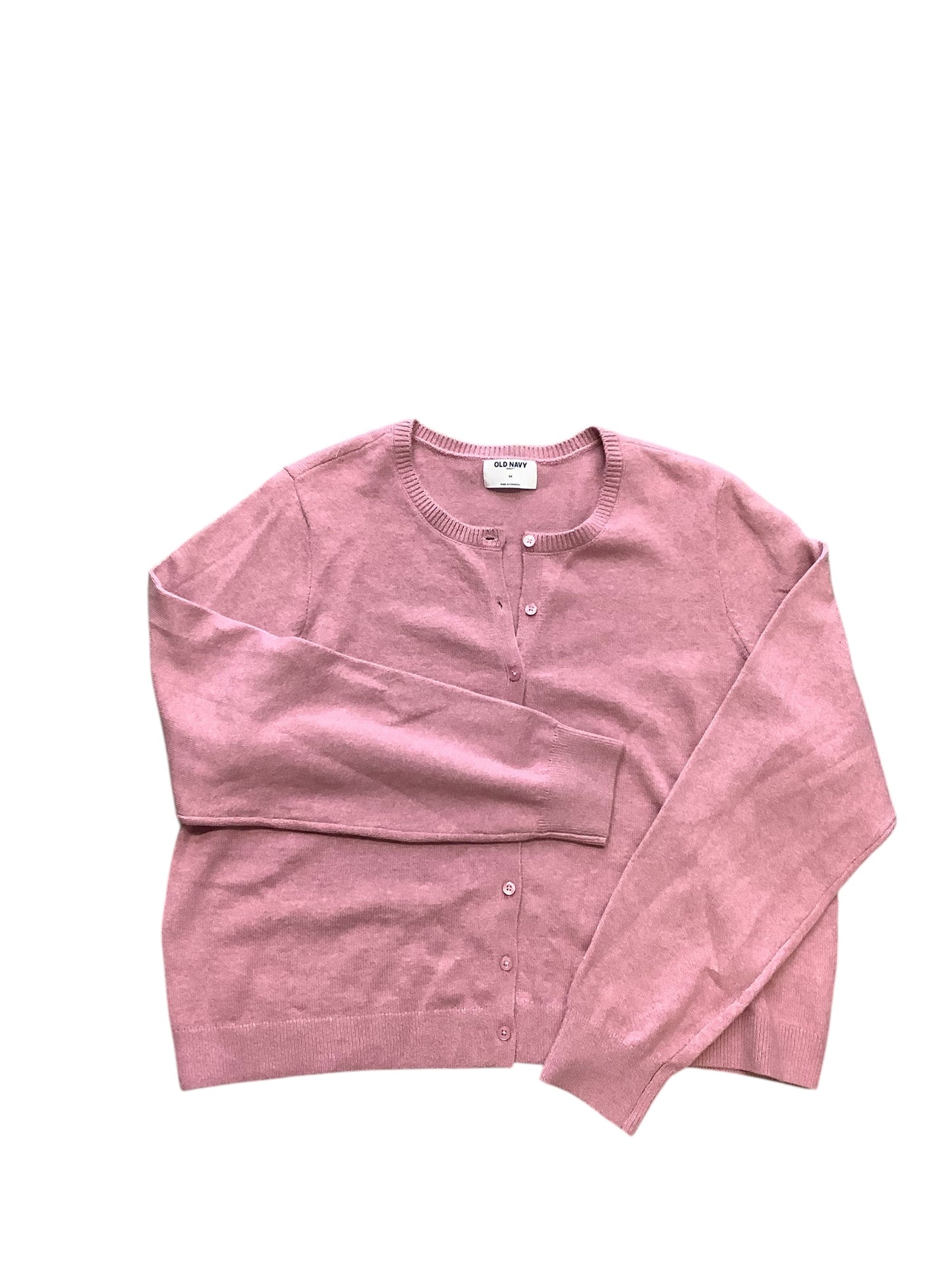 Sweater Cardigan By Old Navy In Pink, Size: 3x