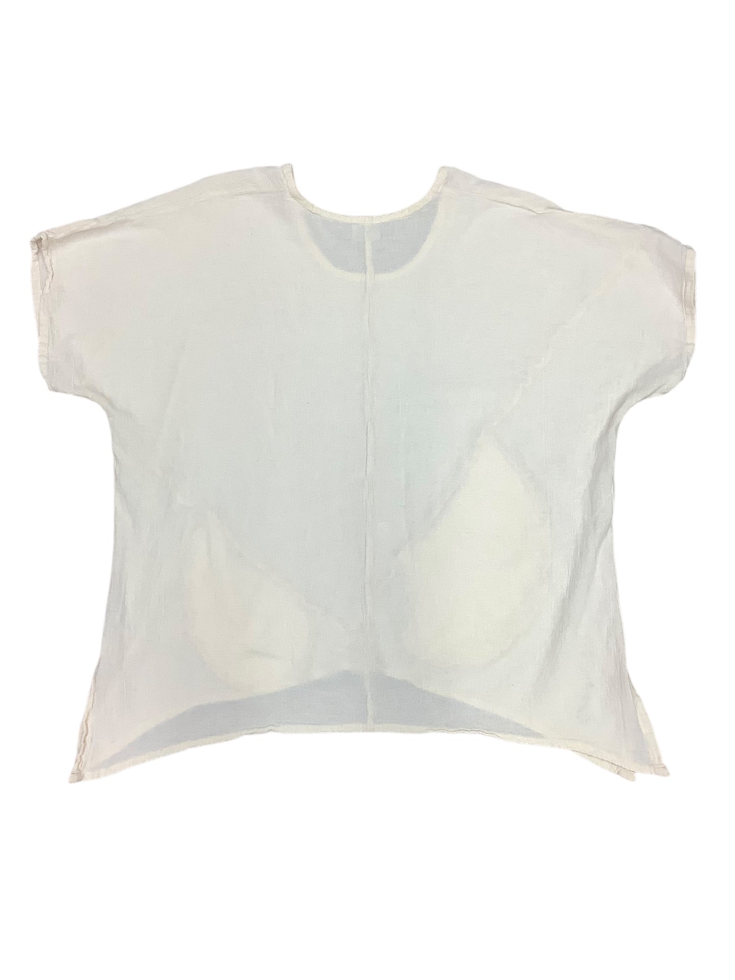 Tunic Short Sleeve By Oh My Gauze In Cream