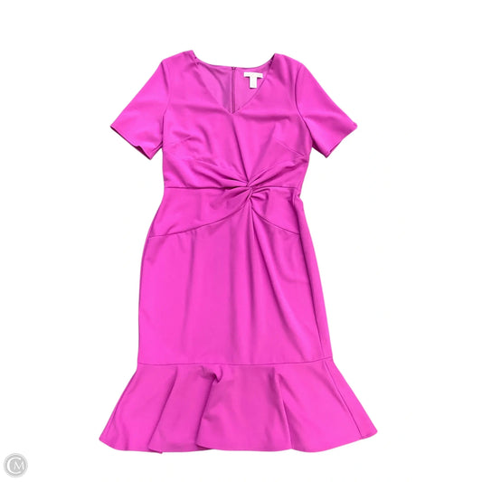 Dress Work By London Times In Pink, Size: 12