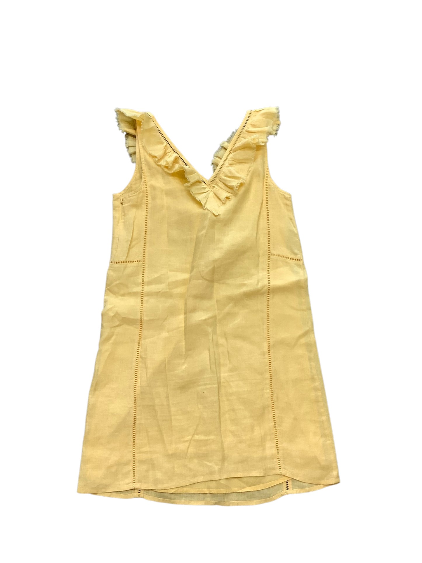 Dress Casual Short By Faherty In Yellow, Size: S