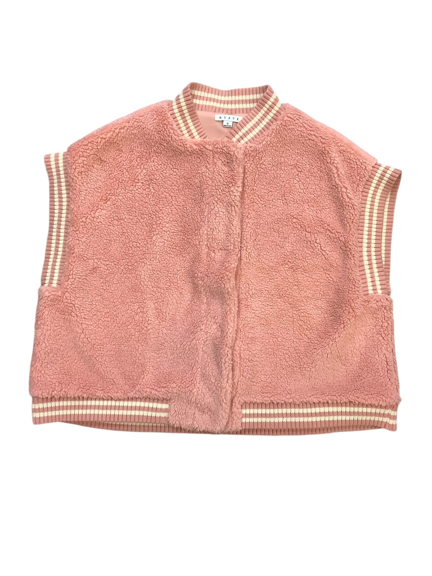 Vest Faux Fur & Sherpa By Hyfve In Pink, Size: S