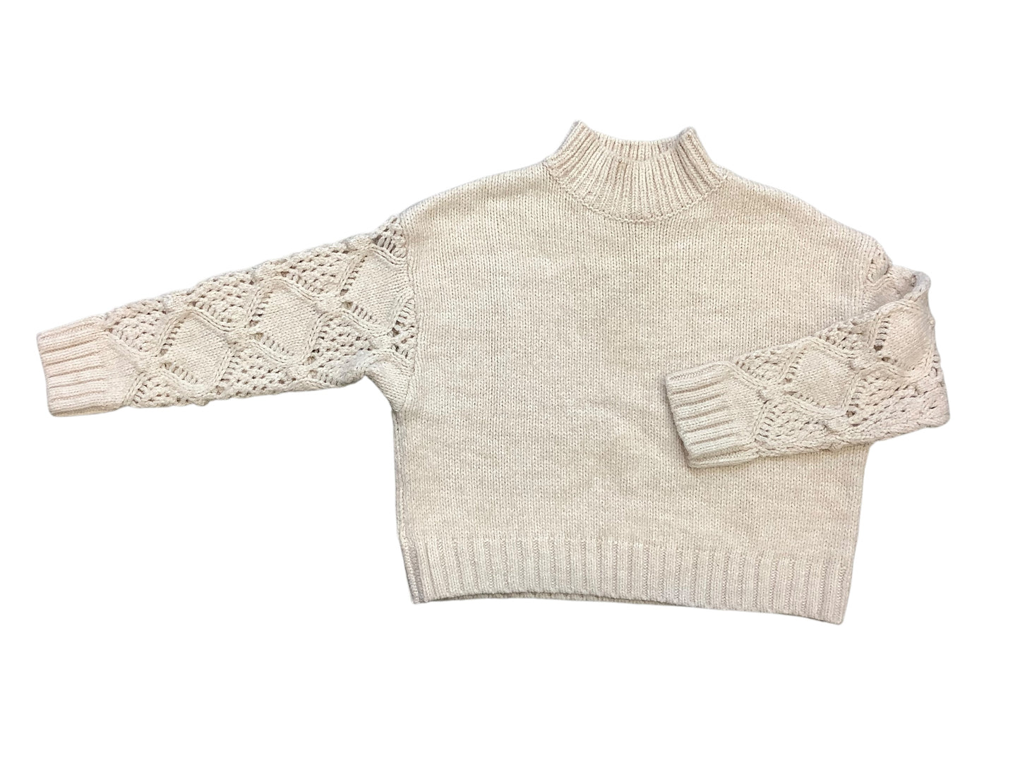 Sweater By Skies Are Blue In Cream, Size: M