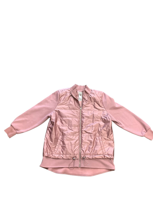 Jacket Puffer & Quilted By Chicos In Pink, Size: L