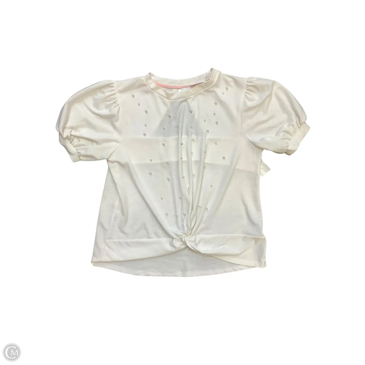 Top Short Sleeve Basic By Clothes Mentor In White, Size: Xl