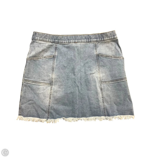 Skort By Cmc In Blue Denim, Size: 14