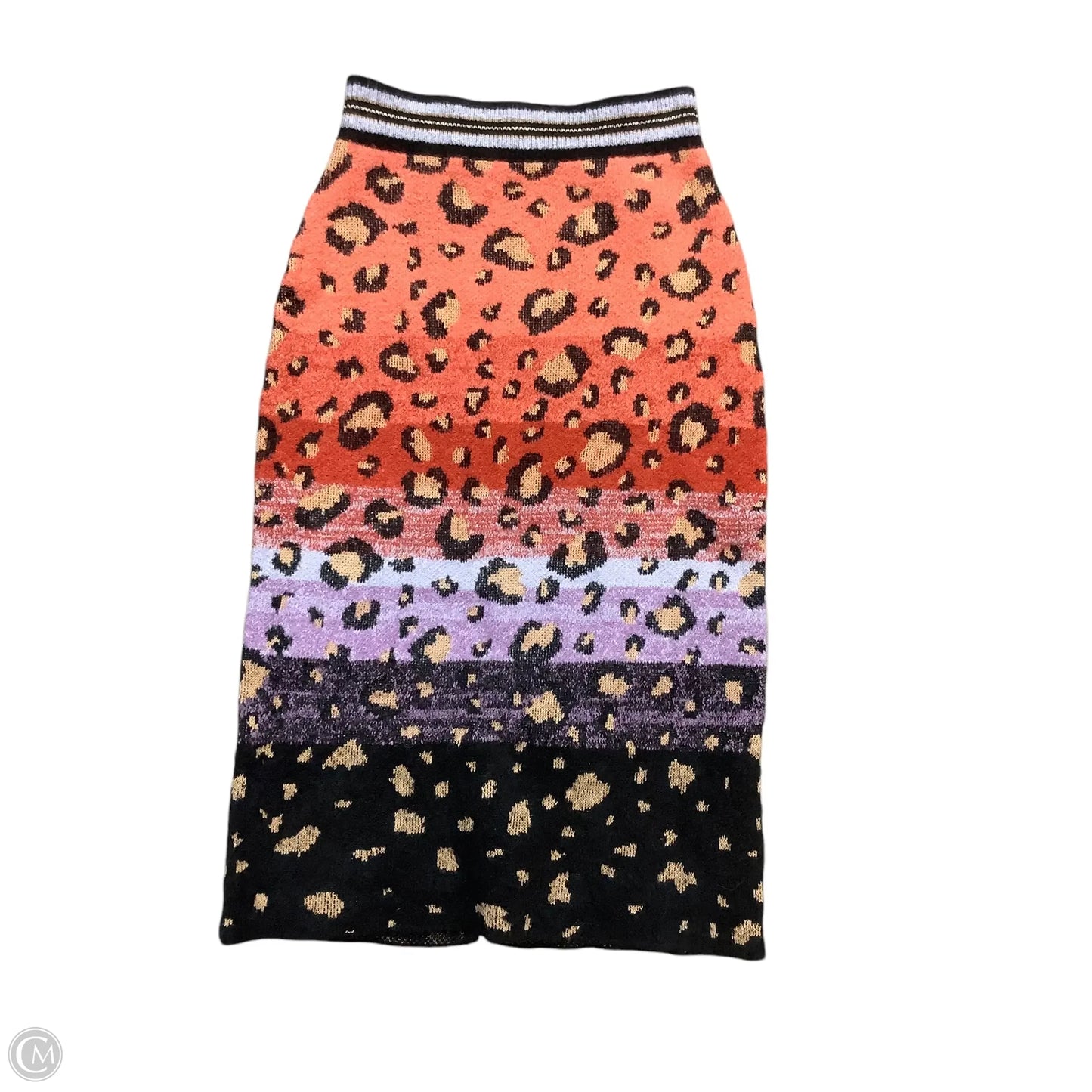 Skirt Midi By Maeve In Orange, Size: S