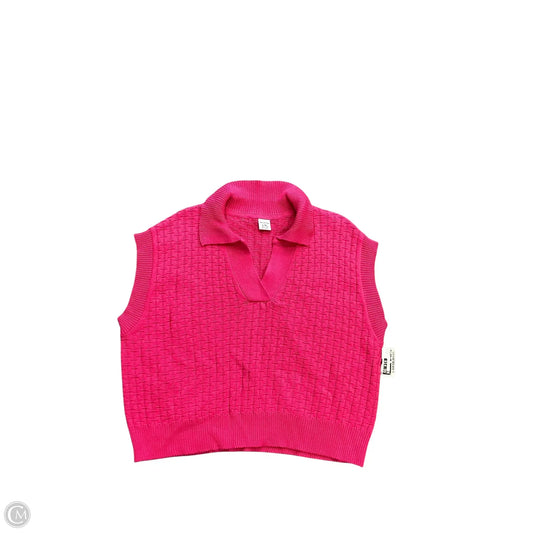 Sweater Short Sleeve By Anna & Ava In Pink, Size: L