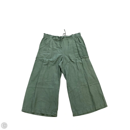 Pants Linen By Loft In Green, Size: Xl