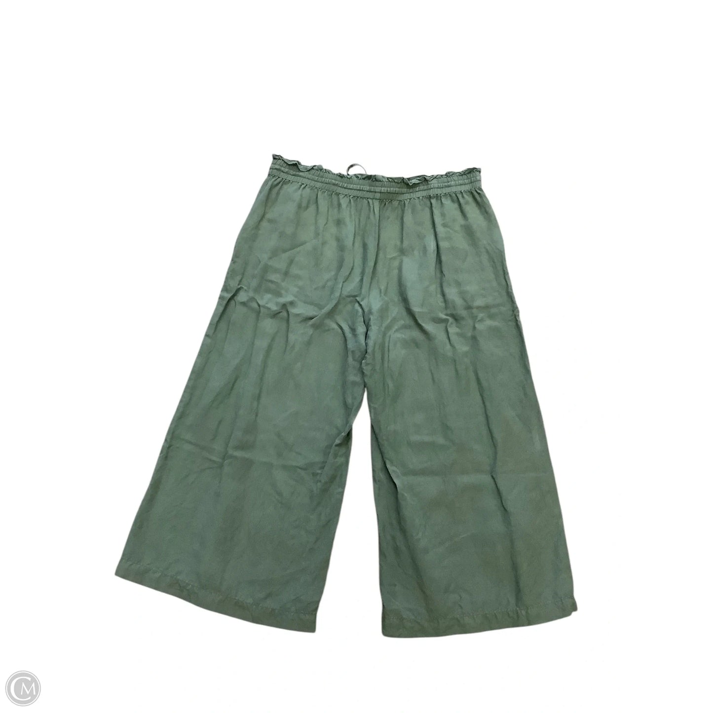 Pants Linen By Loft In Green, Size: Xl