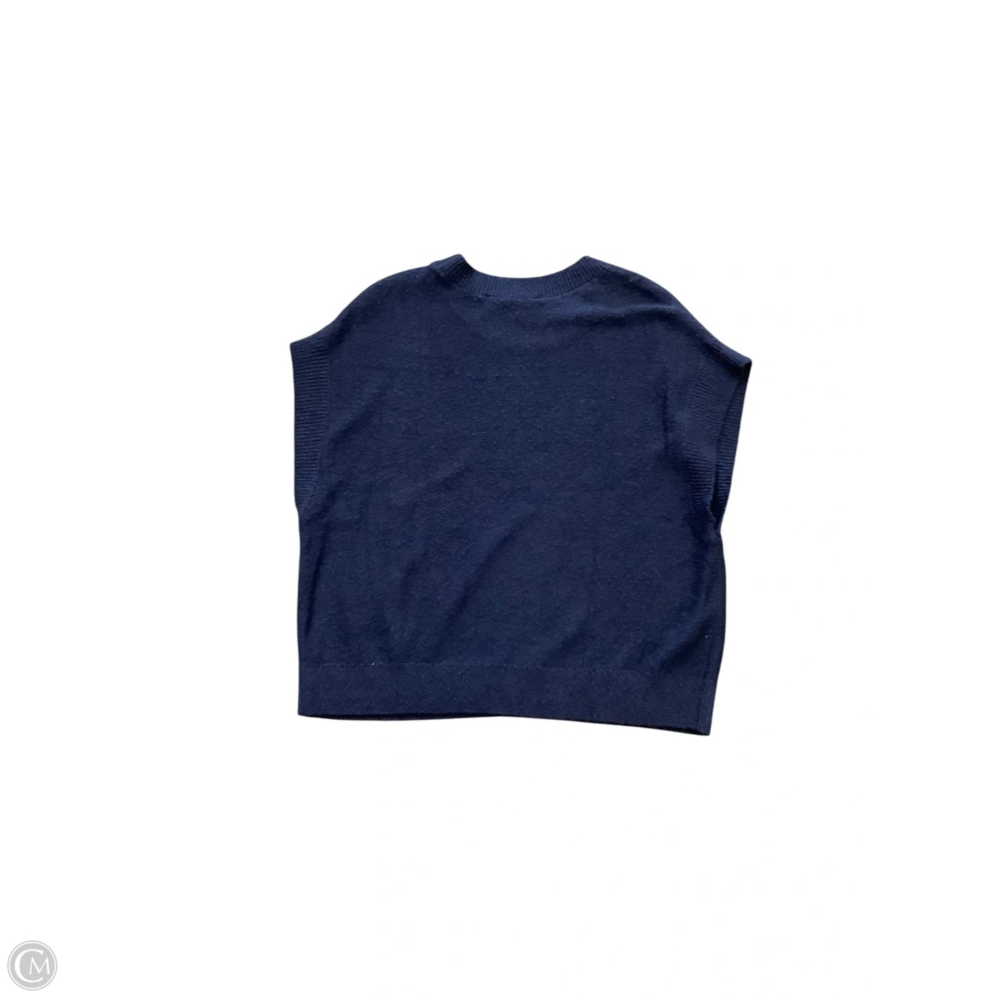 Vest Sweater By Loft In Blue, Size: L