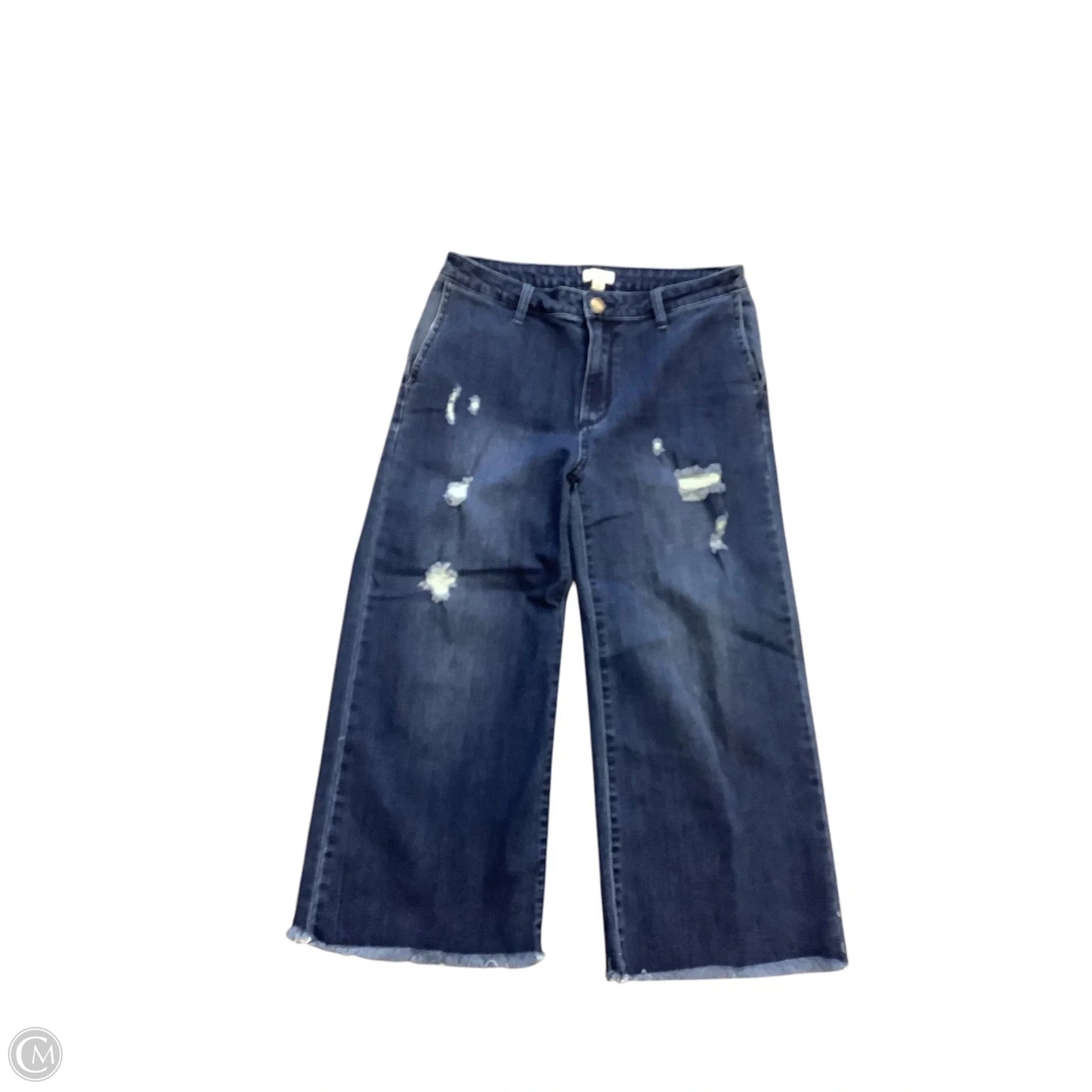 Jeans Wide Leg By Easel In Blue Denim, Size: M