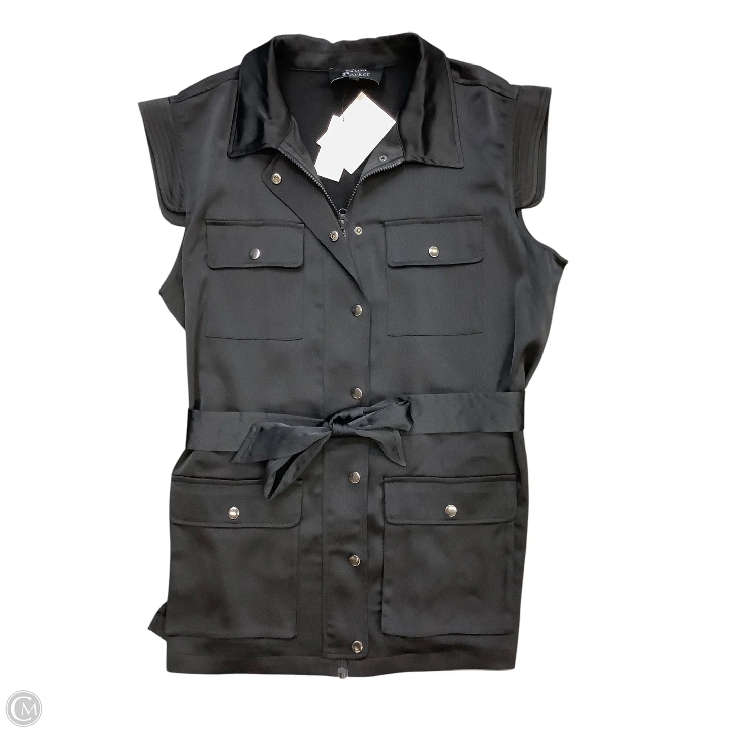 Tunic Sleeveless By Cmc In Black, Size: 1x