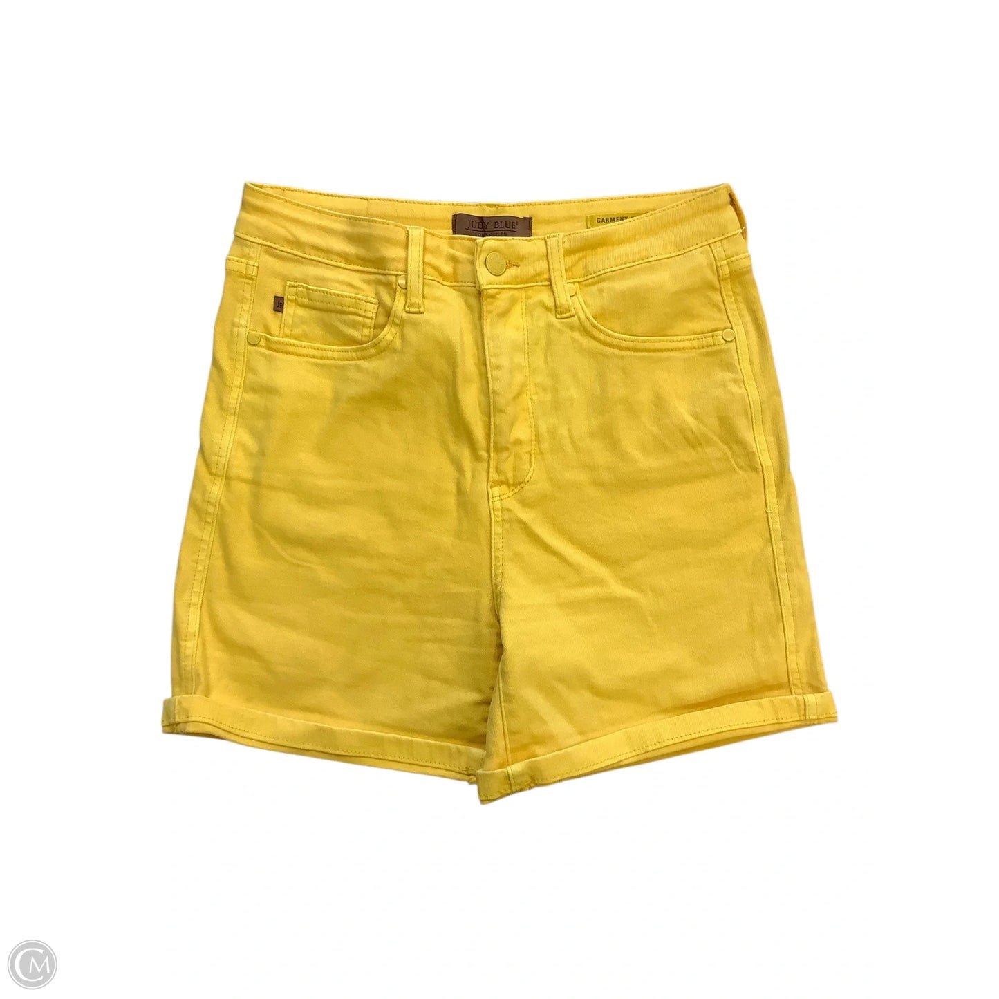 Shorts By Judy Blue In Yellow, Size: L