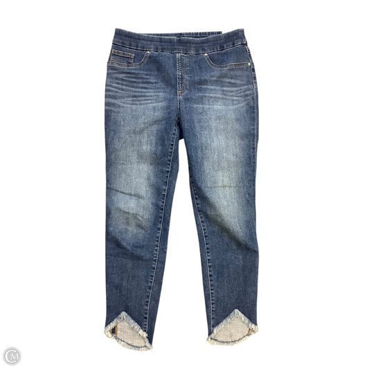 Jeans Skinny By Chicos In Blue Denim, Size: 6