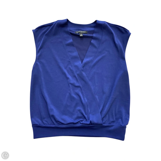 Top Sleeveless Basic By Banana Republic In Blue, Size: S