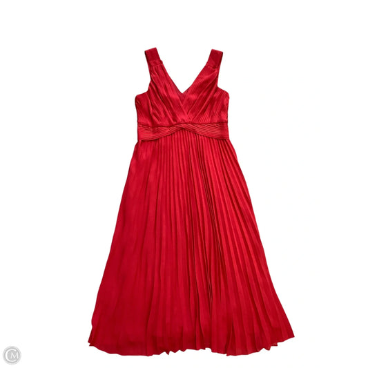 Dress Party Midi By White House Black Market In Red, Size: 4