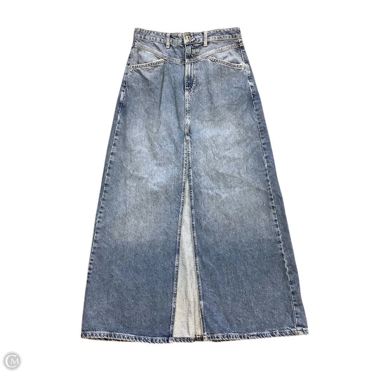 Skirt Maxi By We The Free In Blue Denim, Size: 2